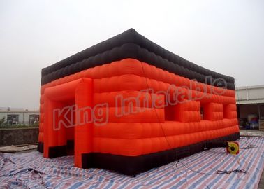 CE Đảng Đảng Nhà nổi Sự kiện bơm hơi với màu cam Thiết kế hai lớp