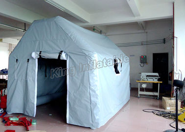Lều sự kiện bơm hơi 6X4m chống nước màu xám cho quân đội hoặc cắm trại