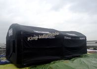 Cho thuê cắm trại Lều PVC bơm hơi HD In kỹ thuật số với PVC đen tráng nylon