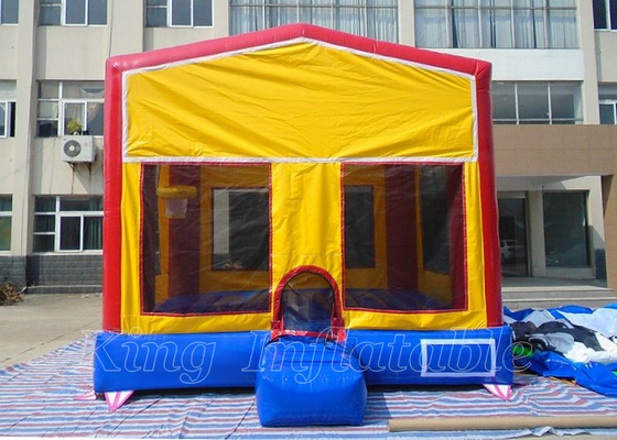 Tarpaulin Inflatable Bouncer Castle Trò chơi vui nhộn Trẻ em thương mại ngoài trời Bounce House