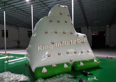 Giant White 0.9mm PVC Bơm nước Đồ chơi Bơm hơi nổi tuyệt vời Iceberg