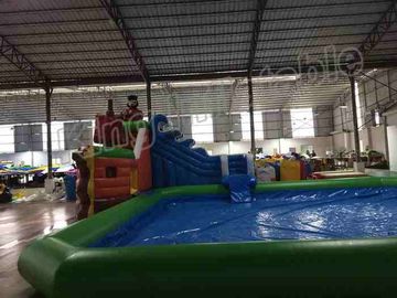 Công viên giải trí Trượt nước bơm hơi bền Thú vị đặc biệt dành cho trẻ em / người lớn