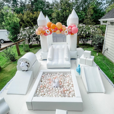 Bounce House Kids Inflatable Bounce House Jumping Castle For Kids Pastel Bounce House Inflatable Wedding Bouncer Nhà nhảy cho trẻ em