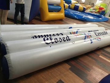 Phao nước trắng ngoài trời phao nổi Logo in PVC Đồ chơi nước để cảnh báo