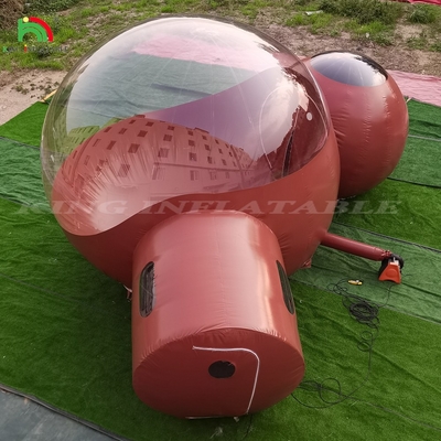 Cửa hàng ngoài trời có thể thổi phồng Clear Dome Tent Camping Hotel Room House Bubble Tent cho nhà hàng