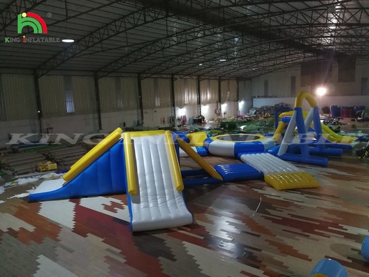 Công viên nước bơm nổi trò chơi nổi trang thiết bị đảo nổi