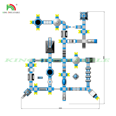 Outdoor Inflatable Floating Water Park Games Inflatable Sea Waterpark Các trò chơi có thể được sử dụng