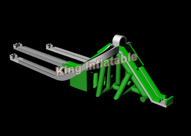 Trượt nước Trippo khổng lồ màu xanh lá cây thú vị với 3 ngõ cho người lớn