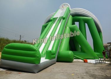 Trượt nước Trippo khổng lồ màu xanh lá cây thú vị với 3 ngõ cho người lớn
