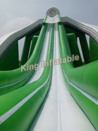 Trượt nước Trippo khổng lồ màu xanh lá cây thú vị với 3 ngõ cho người lớn