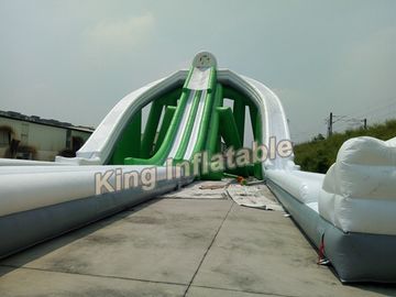 Trượt nước Trippo khổng lồ màu xanh lá cây thú vị với 3 ngõ cho người lớn