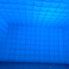 Ánh sáng LED có thể tùy chỉnh màu sắc Chiếc lều đêm di động màu xanh lam Lều cube nổi Chiếc lều tiệc cho các sự kiện