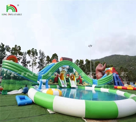 Công viên nước mặt đất bơm lên Bơm bơm lên với 3 hồ bơi