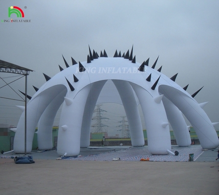 Lều bơm trắng ngoài trời Lều bơm tùy chỉnh Lều PVC Lều trưng bày bơm