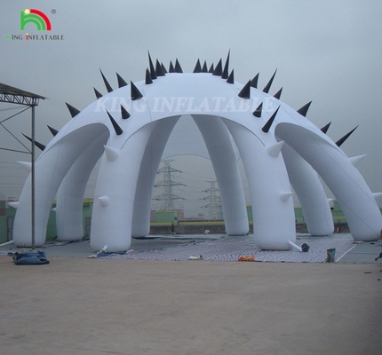 Lều bơm trắng ngoài trời Lều bơm tùy chỉnh Lều PVC Lều trưng bày bơm