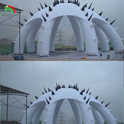 Lều bơm trắng ngoài trời Lều bơm tùy chỉnh Lều PVC Lều trưng bày bơm