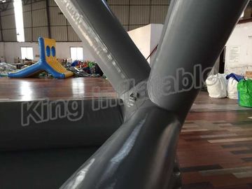 Thiết kế đặc biệt Thuyền bơm hơi màu xám bơm hơi cho trò chơi chèo thuyền Sử dụng