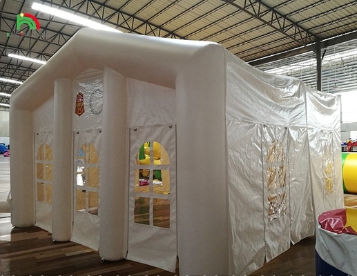 Màu trắng lớn ngoài trời Blow Up đám cưới Party đèn LED Cắm trại Trại hoạt động ngoài trời