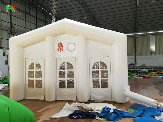 Màu trắng lớn ngoài trời Blow Up đám cưới Party đèn LED Cắm trại Trại hoạt động ngoài trời
