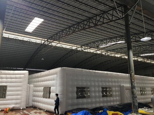 Pvc trắng ngoài trời Night-Club Night-Club bơm bơm Wedding Events Party Cube Tent để bán