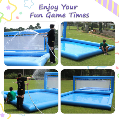 33x16.5x7FT sân bóng chuyền bơm lên bãi biển bóng chuyền lưới bóng chuyền hồ bơi hồ nước sân với bơm không khí cho trò chơi ngoài trời