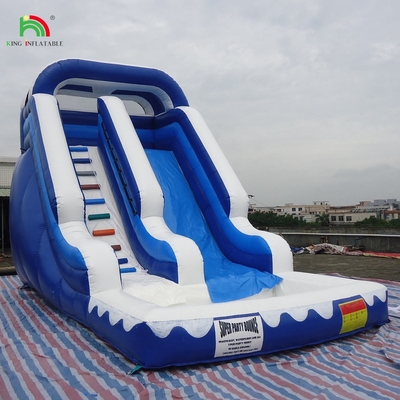 Commercial Giant Water Slide Inflatable Kids Outdoor Inflatable Water Slide với bể bơi