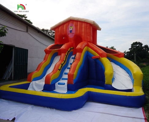 Giá nhà máy Double Slide Inflatable Water Slide Water Slide Thương mại