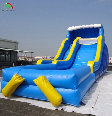 Thị trường thương mại bơm lên bouncers nhảy lâu đài với hồ bơi và slide combo bơm lên