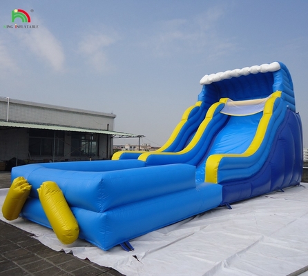 Thị trường thương mại bơm lên bouncers nhảy lâu đài với hồ bơi và slide combo bơm lên