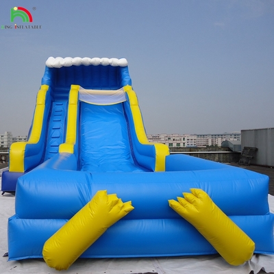 Thị trường thương mại bơm lên bouncers nhảy lâu đài với hồ bơi và slide combo bơm lên