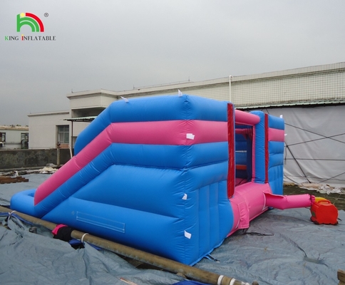 bán nóng slide nước bơm hai làn đường slide nước bơm với hồ bơi tháo rời