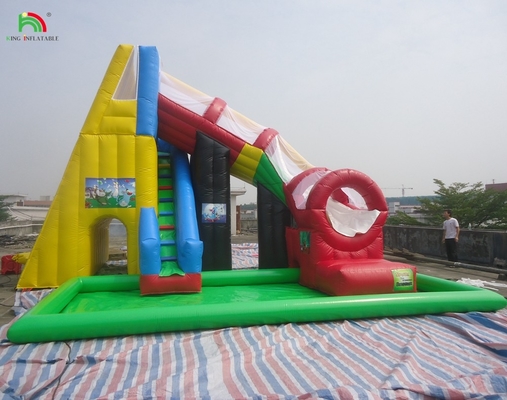 Ưu tiên thương mại lâu đài trẻ em sân chơi bơm trampoline trượt nước nhảy combo bouncer