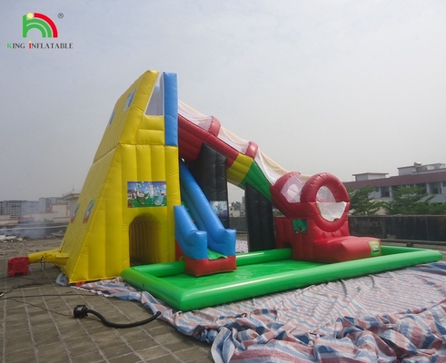 Ưu tiên thương mại lâu đài trẻ em sân chơi bơm trampoline trượt nước nhảy combo bouncer
