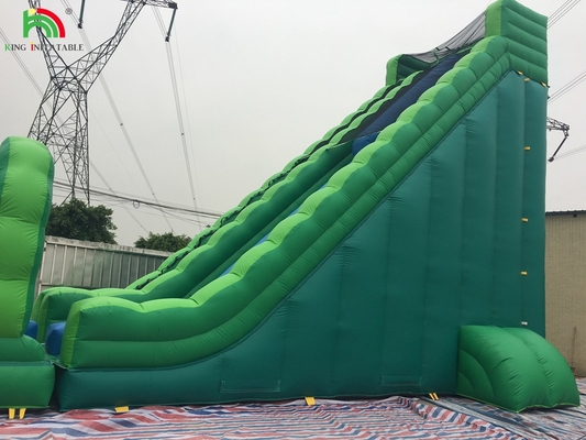 Giant Water Slide Inflatable Commercial Inflatable Water Slide với bể bơi