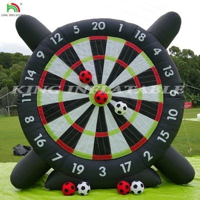 Bảng bóng đá bạt đá ngoài trời với 8pcs bóng đá 370W khung hỗ trợ thổi cho Kick Dartboard Sport Game