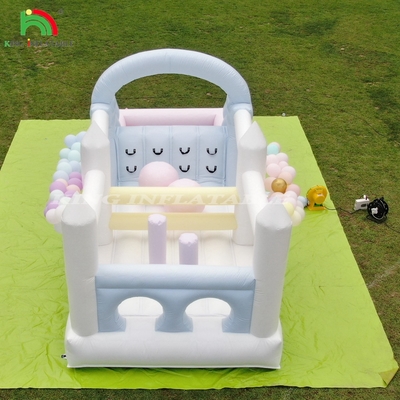 Bouncer có thể thổi lên Combo Obstacle Course Bounce Castle House With Slides Ball Pit Climbing Blower