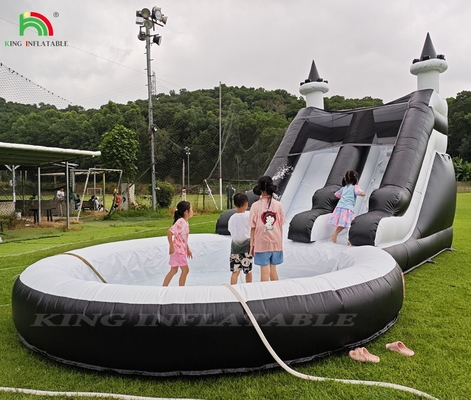 Đen và trắng thương mại bơm nước trượt với hồ bơi bơm nước