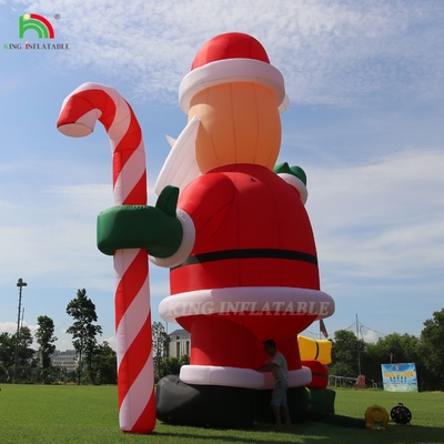 20ft 26ft 33ft Christmas Outdoor Decoration Giant Inflatable Santa Claus Đối với quảng cáo