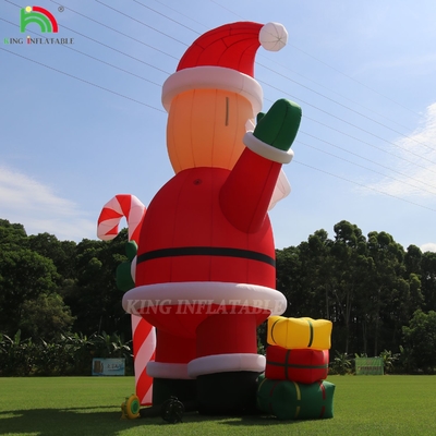 20ft 26ft 33ft Christmas Outdoor Decoration Giant Inflatable Santa Claus Đối với quảng cáo