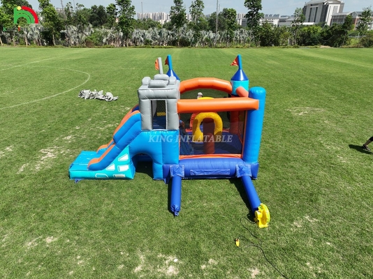Commercial Inflatable Bounce Combo House Lâu đài nhảy với slide & Ball Pit Inflatable Jumping Bouncy Castle cho trẻ em