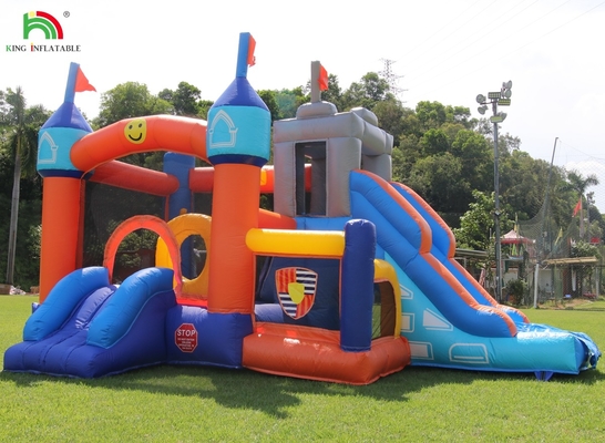 Commercial Inflatable Bounce Combo House Lâu đài nhảy với slide & Ball Pit Inflatable Jumping Bouncy Castle cho trẻ em