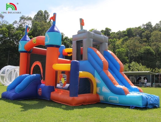 Commercial Inflatable Bounce Combo House Lâu đài nhảy với slide & Ball Pit Inflatable Jumping Bouncy Castle cho trẻ em
