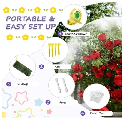 10FT cầu tuyết bơm lên 0,5mm PVC đồ trang trí Giant thông minh bơm bơm lên lều Igloo