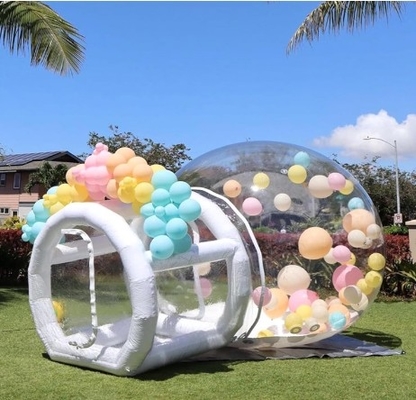 Lều bong bóng bơm ngoài trời Transparent Crystal Dome Lều bong bóng bơm với bong bóng cho đám cưới