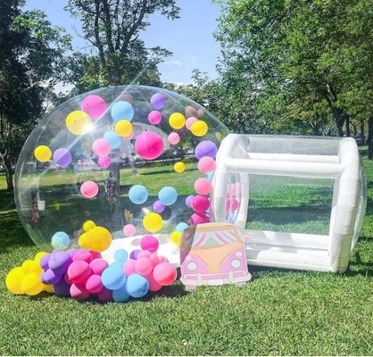 Lều bong bóng bơm ngoài trời Transparent Crystal Dome Lều bong bóng bơm với bong bóng cho đám cưới