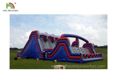 4 Lane Trò chơi thể thao bơm hơi / Khóa học vượt chướng ngại vật quân sự