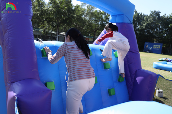 Commercial Outdoor Inflatable Bouncer Combo Bounce House Kids Party Bouncy Castle With Slide Ball Pit Climbing Obstacle Blower (Thiết bị thổi trở ngại)