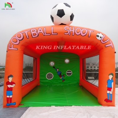 Carnival Inflatable Football Throw Game, Chơi bóng đá