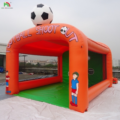 Carnival Inflatable Football Throw Game, Chơi bóng đá