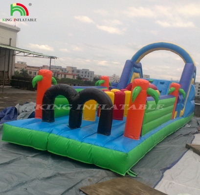Bãi chơi bơm lớn PVC trẻ em ngoài trời Bãi cản bơm